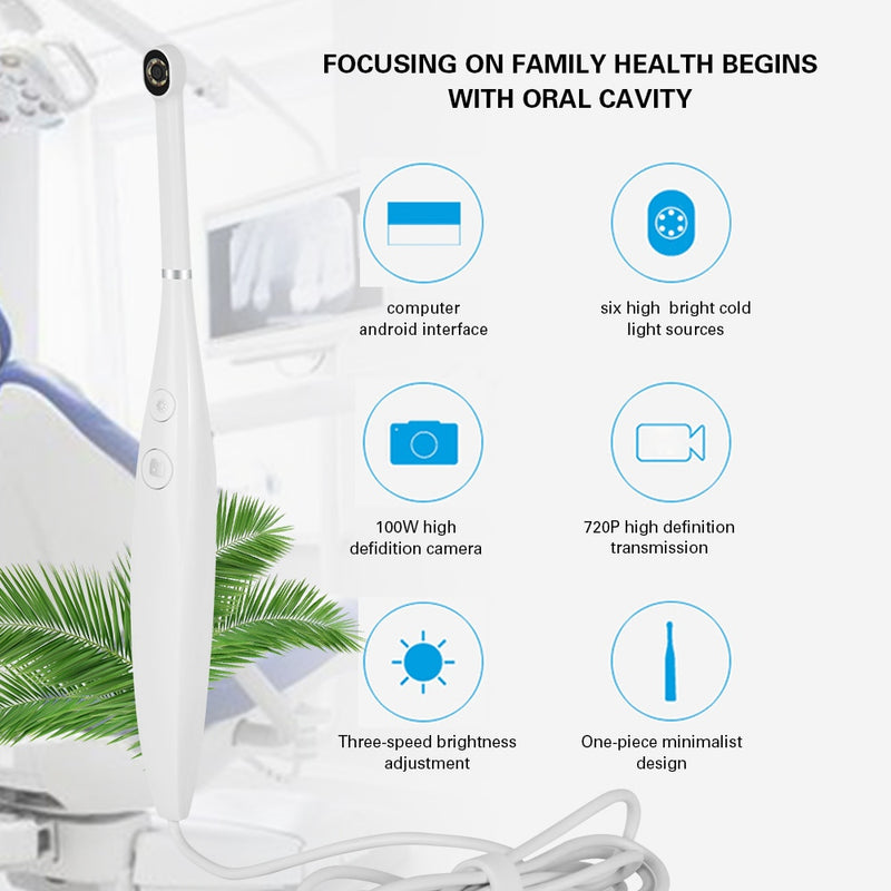HD USB Oral Dental Intraoral Camera LED Light
