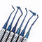 6Pcs/Set Dental Composite Resin Filling Spatula Titanium Plated Head