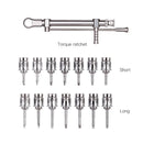 Dental Implant Torque Wrench Ratchet With Drivers & Screwdriver Kit