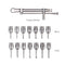 Dental Implant Torque Wrench Ratchet With Drivers & Screwdriver Kit