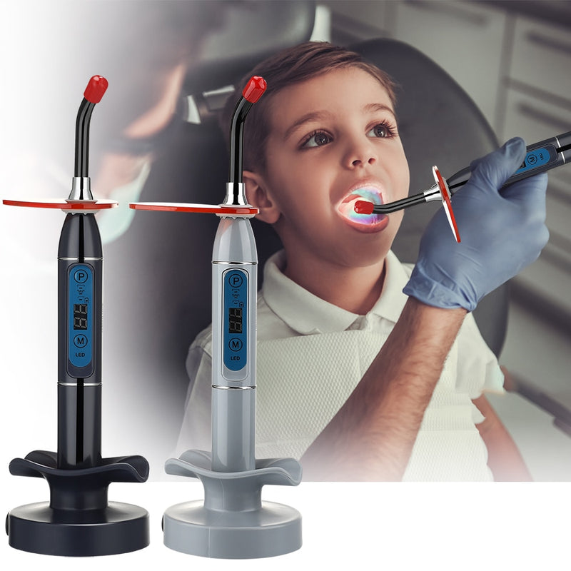 Wireless dental LED curing machine with adjustable working time dental tools