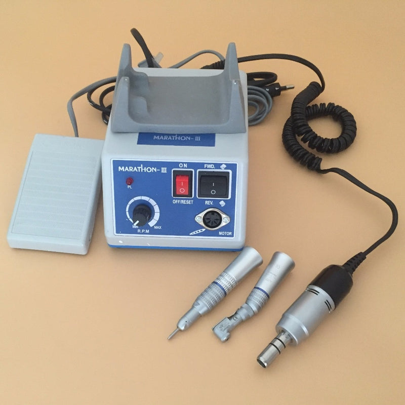 Dental E-TYPE micromotor polish contra angle +straight handpiece + Electric Motor