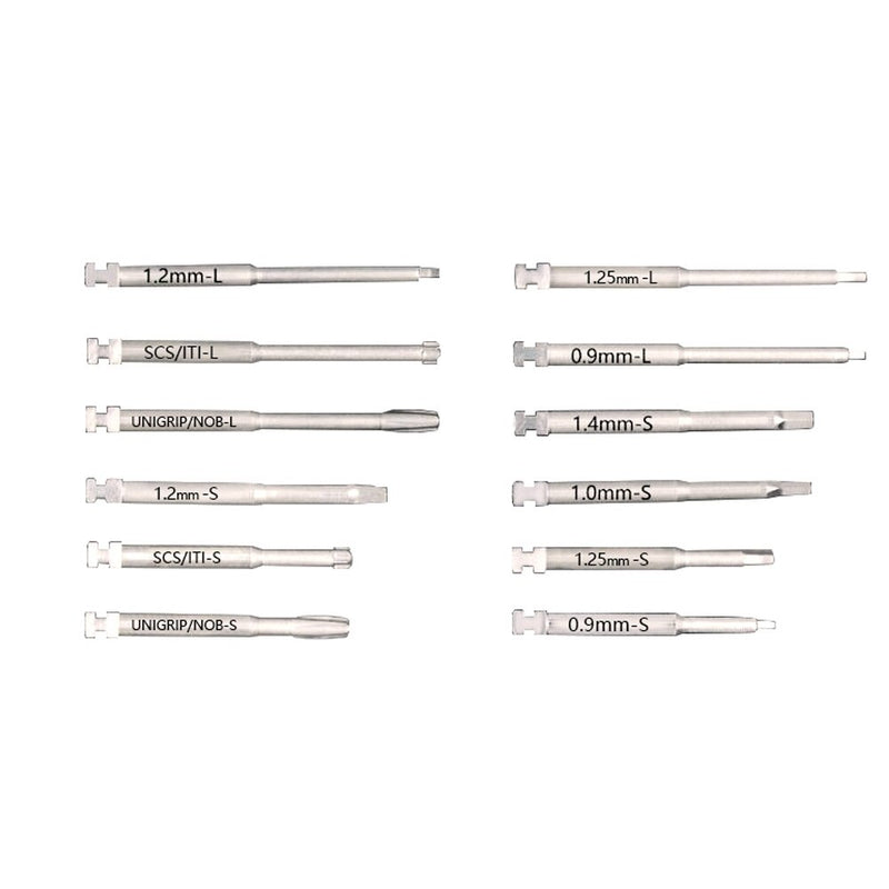 Dental Universal Implant Torque Wrench With Drivers Control Hex