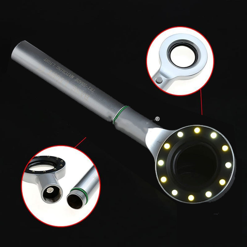 Dental Base Light Shade Matching Tooth Tricolor Lamp LED