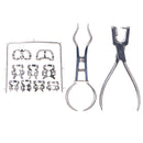 1 Set Teeth Care Dental Dam Perforator Hole Puncher Pliers