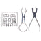 1 Set Teeth Care Dental Dam Perforator Hole Puncher Pliers