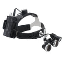 Hands-free 2.5X 3.5X Dental Binocular Magnifier with 5W Headlamp