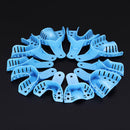 10Pcs/Set Dental Impression Plastic Trays Without Mesh